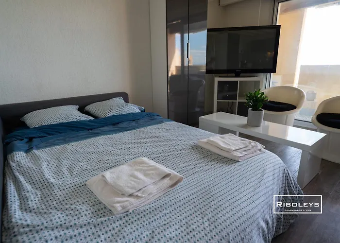 Apartmán Riboleys - T2 Climatise Avec Piscine Face A La Vias
